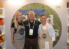 Good Farms won the award for Best Product Promo. From left to right Rachel Donnan and Jeff Boles with Good Farms as well as Catherine Fantozzi with Monterey Bay Caterers.
